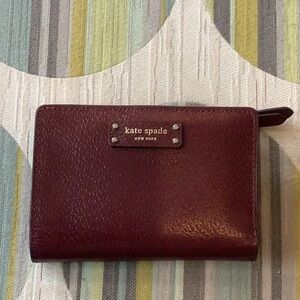 Kate Spade Burgundy Wallet